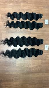Nueva Llegada, Extensiones de Cabello Humano Remy Virgen Indio de Doble Trama de Alta Calidad, 100g, 20-30 Pulgadas, Ondulado Natural Suave - Product Image 5
