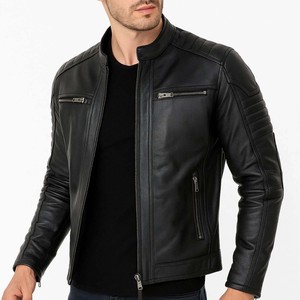 Professional Manufacturer Brown <b>Jacket</b> With Wax Two Ton <b>Leather</b> Belt & Cuff Breathable Rib Biker <b>Leather</b> <b>Jacket</b> <b>Mens</b> - Product Image 5