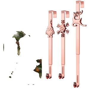 Copper Plated Metal <b>Wreath</b> <b>Hanger</b> Elegant for Homer Hotel <b>Door</b> Decor Metal <b>Wreath</b> <b>Hanger</b> in High Selling Wholesale Price - Product Image 1