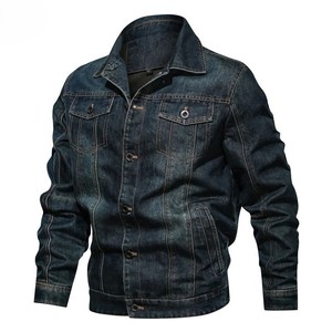 Veste en jean pour homme, tendance, anti-plis, haute qualité, prix abordable, personnalisable, idéale pour l'extérieur - Product Image 2