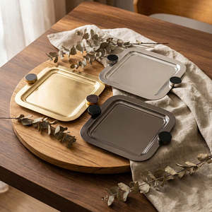 Bandeja de Servir Blanca de Lujo, Ecológica, Duradera y Pulida, para Comida, Fiestas, Reuniones, Hogar Moderno y Hotel - Product Image 4