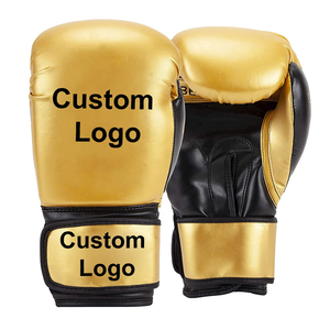 Guantes de Boxeo de Nuevo Ingreso, Material Duradero, Equipo de Entrenamiento, Color Dorado, Cuero Vacuno - Product Image 5