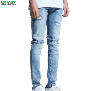 Pantalones Vaqueros de Mezclilla para Hombre, Corte Regular, Pierna Recta, Lavado Clásico, Color Azul Índigo, Prendas Masculinas - Product Image 6