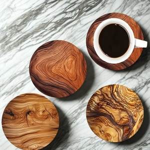 Wooden <b>Coaster</b> <b>Heat</b> Resistant Drink <b>Coasters</b> for Coffee Tea and Dining Table Use <b>Coaster</b> Manufacture Decorative Tea <b>Coasters</b> - Product Image 5