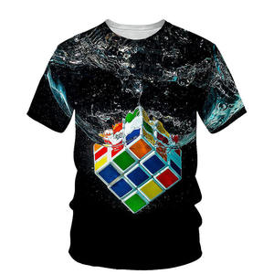 Camiseta de verano con estampado 3D para hombre, cuello redondo, manga corta, estilo informal, estilo hip hop, holgada y a la moda. - Product Image 5
