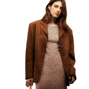 Veste Moto en Daim pour Femme, Manteau en Similicuir Premium, Vêtement d'Hiver Tendance, Fournisseur OEM ODM - Product Image 4