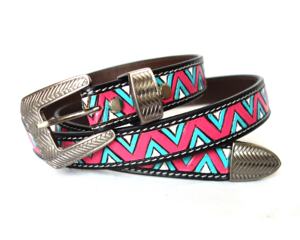 Venta al por mayor de cinturones de cuero de vaca de grano superior de estilo occidental de calidad garantizada - Product Image 4