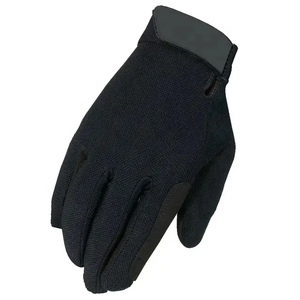 Gants de course unisexes en PU à doigts entiers, respirants, antidérapants, avec fermeture auto-agrippante, blancs, pour activités de plein air - Product Image 3