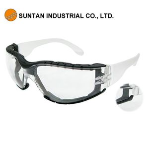 Lentes de Policarbonato con Certificación ANSI Z87.1 CE EN ISO 16321-1, Protección UV385 Antirrayaduras/Antivaho, Espuma Extraíble - Product Image 2
