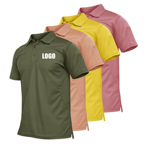 Camiseta Polo Táctica para Hombre, de Secado Rápido, Transpirable, con Malla, Uniforme de Seguridad, Manga Corta, Ropa de Trabajo, con Bolsillo para Bolígrafo, OEM - Product Image 2