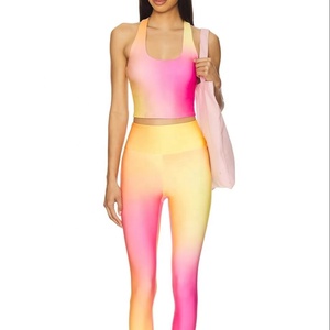 Top corto sin mangas para mujer, hermoso Sujetador deportivo de Yoga sin costuras, Top de lona de secado rápido para Fitness, corto y transpirable - Product Image 5