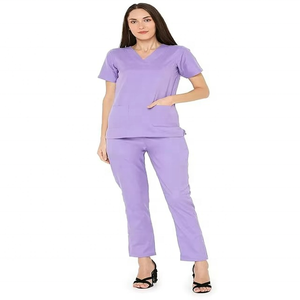 New Washable Short Sleeves Hospital Uniforms <b>Scrub</b> Doctor 2 Pieces Nurse <b>Clothes</b> Surgical Uniforms Medical <b>Scrub</b> Wholesale - Product Image 2