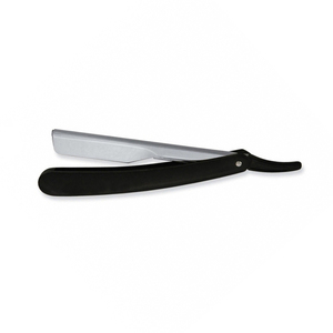 Navaja de Afeitar Recta Personalizada con Mango Negro y Hoja de Acero Inoxidable, Herramienta de Afeitado de Precisión para Hombres, Afeitado en Húmedo, Cuidado de la Barba - Product Image 5