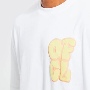 T-shirts pour hommes à col rond avec impression en relief, dernier design, vente en gros personnalisée, impression en mousse de haute qualité, 100% coton, unisexe - Product Image 3