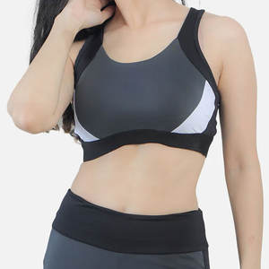 Soutien-gorge de sport pour femmes avec logo personnalisé, sans couture, pour le yoga, nouveau style, confortable, pour l'entraînement et la course à pied - Product Image 1
