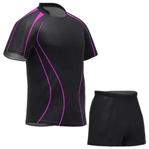 Uniforme de Rugby Personalizado de Primera Calidad, Transpirable, para Hombre, Talla Grande, 100% Poliéster - Product Image 6
