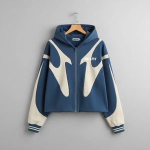 Rexfit Sports Rexfit Sports <b>Mens</b> Heavyweight Acid Wash Zip <b>Hoodie</b> Street Style Custom Print OEM ODM Full <b>Zipper</b> Hoodies OEM - Product Image 1