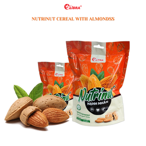 บิสกิตอัลมอนด์พลังงาน 195 กรัม นิวทรินัท ขนมขบเคี้ยวเพื่อสุขภาพ ผลิตโดยโรงงานในเวียดนาม รับผลิตแบบ ODM - Product Image 1