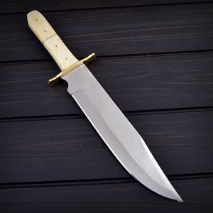 Cuchillos Bowie para Exteriores, Cuchillos de Caza de Hoja Fija de Acero Inoxidable, Herramienta de Supervivencia, Cuchillos Bowie para Acampar, Cuchillo de Hoja Fija para Exteriores - Product Image 6