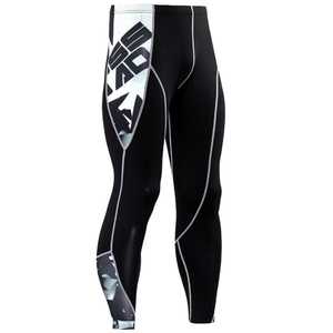 Men Solid Color <b>Knitted</b> Seamless Active Workout Fitness Clothes Quick Dry Compression <b>Leggings</b> Elastic Sports MMA <b>Leggings</b> - Product Image 5