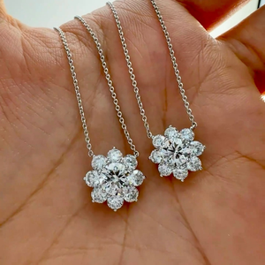 Brillante colgante de diamante cultivado en laboratorio, certificado por IGI, en oro amarillo, oro rosa, oro blanco o plata, con piedra de claridad D E F VVS VS. - Product Image 3