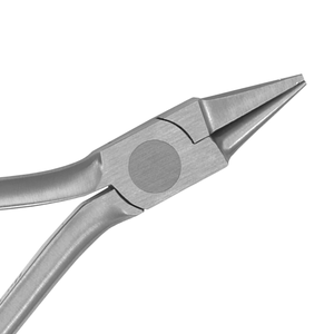 Pince à bec d'oiseau pour fil léger avec rainure, instrument dentaire orthodontique en acier inoxydable pour pliage de fil de précision et formation de boucles - Product Image 5