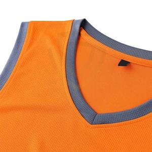 Uniforme de basket-ball de haute qualité 100% polyester, vente directe d'usine, taille adulte, coupe ajustée, ensemble d'uniformes de basket-ball pour hommes - Product Image 4
