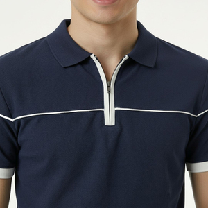 Polo de sport homme 2026 de haute qualité, personnalisable avec logo, en coton, pour le golf, affaires, streetwear, respirant, vêtements d'été - Product Image 3