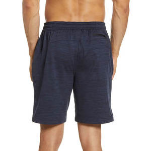 Top Most Demanded men's Lightweight Breathable Fabric Shorts Solid Navy Blue Color Slim Fit Shorts At Chap Prices - Product Image 4