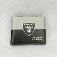 Dompet Kulit PU Cetak Digital Tim Olahraga Profesional, Tempat Kartu, Perlindungan RFID untuk Anak Laki-laki, Kemasan Kotak Hadiah, Grosir Pabrik