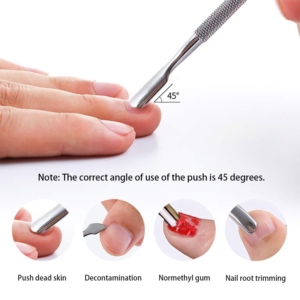 Pince à cuticules professionnelle en acier inoxydable Harbor Industry, courbée et droite, coupe-ongles robuste à large ouverture pour les ongles - Product Image 4