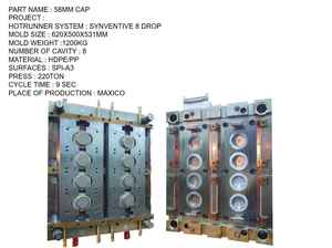 Moule pour bouchon de bouteille en plastique (Taïwan) Moule d'injection plastique pour usage domestique - Product Image 4
