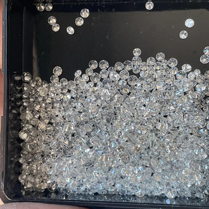 Diamants ronds blancs taille brillant pour la fabrication de bijoux, diamants ronds cultivés en laboratoire en vrac, diamants CVD pour bijoux - Product Image 5