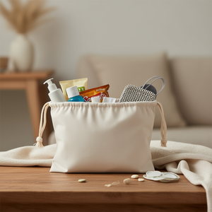 Ilan Saquito Multuses 15x20cm Sacchetto con coulisse in misto cotone e poliestere - Product Image 3