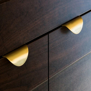Leaf Invisible Brass <b>Gold</b> <b>Drawer</b> <b>Pulls</b> Modern Decorative Cabinet & Wardrobe Cupboard Handles & <b>Pulls</b> - Product Image 3