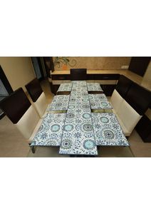 Elegantes Manteles Individuales de Algodón con Diseño Floral Moderno, Duraderos y Elegantes para Decoración de Mesa de Comedor - Product Image 5