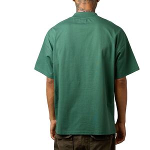 Camiseta de Algodón Grueso Extra Grande para Hombre, Manga Corta, Hombros Caídos, Cuello Redondo Acordonado, Logotipo Personalizado, Camiseta Lisa, Ordene Ahora - Product Image 6