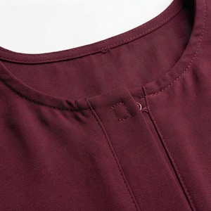 Abaya Formal Islámica para Mujer, Marca Privada Personalizada, Tela Nida, Poliéster Ecológico y Transpirable - Product Image 4