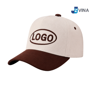 Casquette Snapback avec logo personnalisé brodé, style streetwear, chapeau décontracté, taille ajustable, beige et noir - Product Image 3