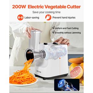 200W elettrico insalata Shooter in acciaio inox Food Cutter verdure formaggi formaggio grattugia verdura affettatrice trituratore trituratore Chopper per - Product Image 2