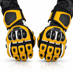 Gants de moto d'hiver pour la conduite en extérieur, design tendance, épaissis, coupe-vent, chauds, compatibles écran tactile, durables - Product Image 1