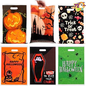 JOYIN 72 Sacchetti di Plastica per Halloween, Assortiti per Dolcetti e Snack, Forniture per Feste e Festività - Product Image 1