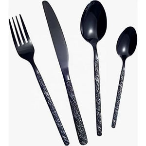 Juego de cubiertos de acero inoxidable de primera calidad diseñado para cocinas modernas y una elegante configuración de mesa. - Product Image 2