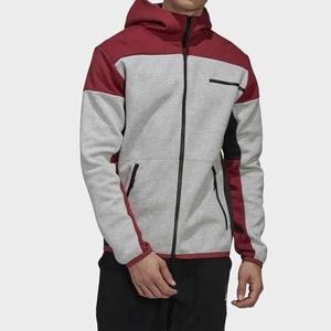 Sudadera con capucha de algodón y forro polar para hombre, la más popular, con cremallera completa y bloques de color, estilo casual, para invierno, hecha en Pakistán - Product Image 3