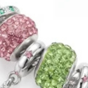 Colgante de Plata de Ley con Forma de Torre Eiffel, con Pedrería Rosa y Verde, Compatible con Pulseras <span class=keywords><strong>Pandora</strong></span> para Mujer - Product Image 5