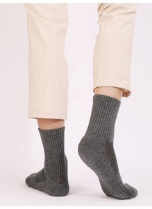 Custom Digital Printing Breathable Crew Knit Branded Design Standard Autumn Organic Cotton Sport <b>Socks</b> for Men and Women - Product Image 2