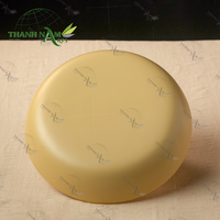 Assiette de service en bambou faite à la main, nouvelle arrivée, écologique, biodégradable, non toxique, design classique, durable, idéale pour les fêtes, Vietnam
