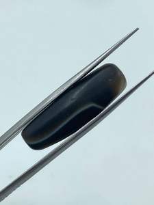 Piedra de Ágata Natural de la Colección de Lujo, Venta al por Mayor de Gemas Elegantes, Color Negro, 10.50x28mm, 22.50 CTS, R.K. GEMS & JEWELLERY - Product Image 5