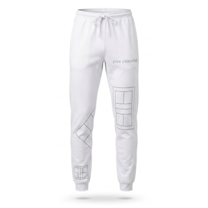 <b>Men's</b> Cotton Blend Acid Quick Dry Pickleball <b>Jogger</b> Pants Drawstring Elastic Waist Flat Front Midweight Casual Sport Trousers - Product Image 1