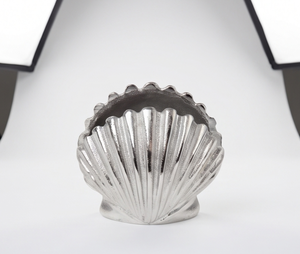 Porte-serviettes en métal en forme de coquillage, design côtier, texture moulée, pour cuisine et salle à manger, commande en gros - Product Image 2